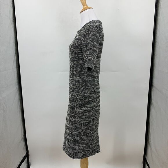 Banana Republic Boucle Sheath Dress Womens 2 Knee Length Back Zip Mid Sleeve - Picture 5 of 13